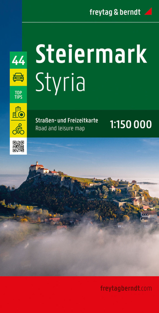 Steiermark, Straßen- und Freizeitkarte 1:150.000, freytag & berndt main product photo