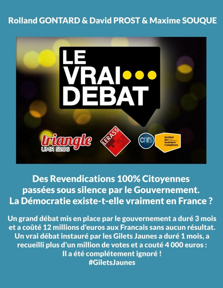 Le Vrai Débat main product photo