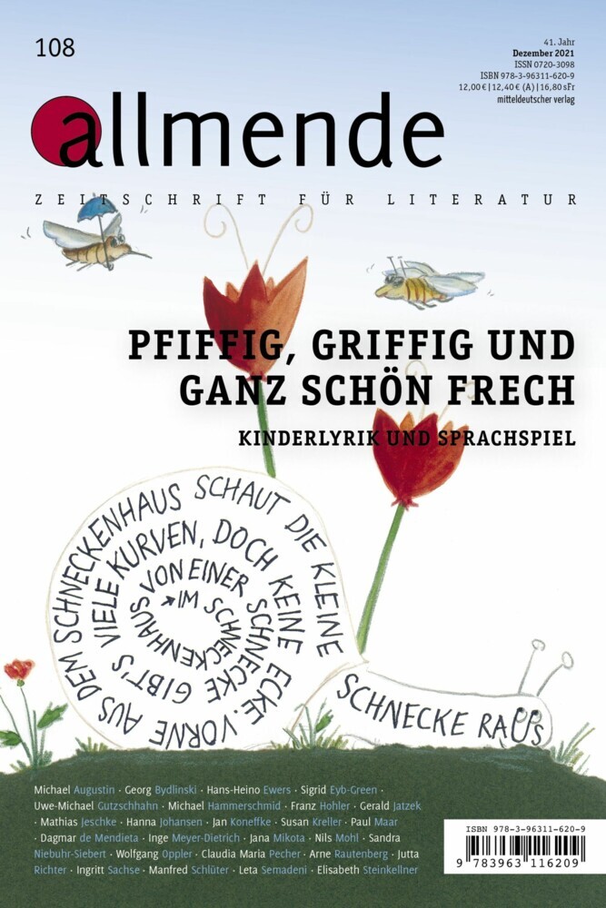 Allmende 108 - Zeitschrift für Literatur main product photo