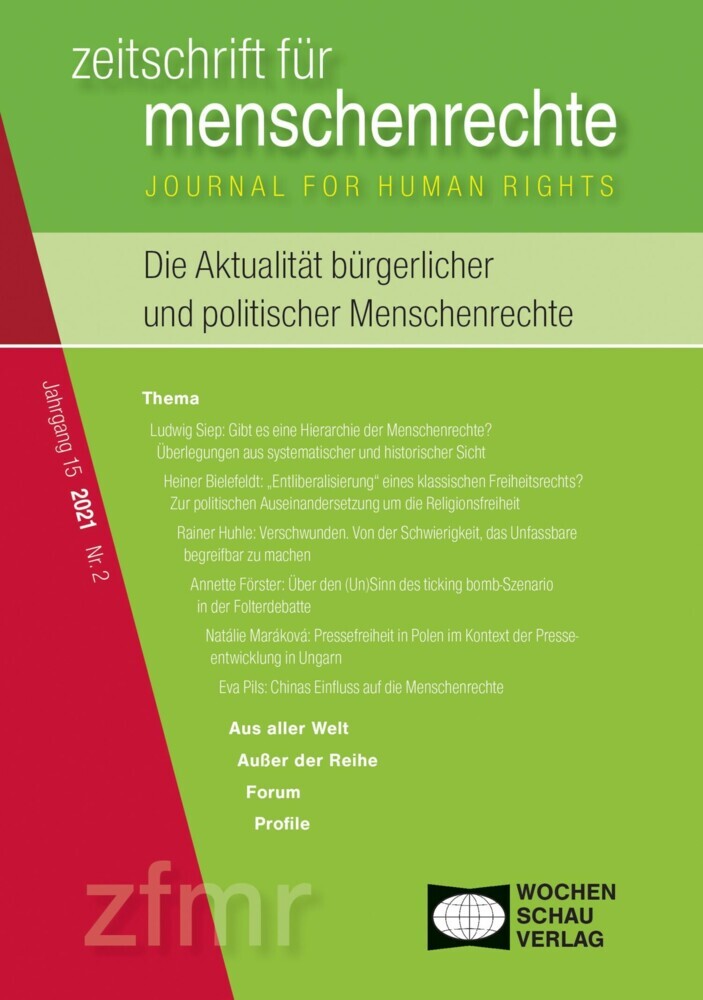 Die Aktualität bürgerlicher und politischer Menschenrechte main product photo