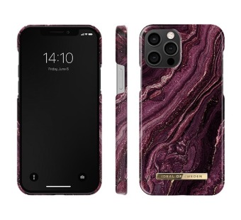 IDEAL OF SWEDEN iPhone 12/12 PRO Fashion Case Golden Plum