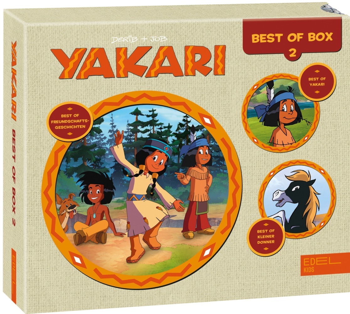Yakari - Best of Box. Box.2, 3 Audio-CD main product photo