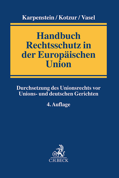 Handbuch Rechtsschutz in der Europäischen Union main product photo