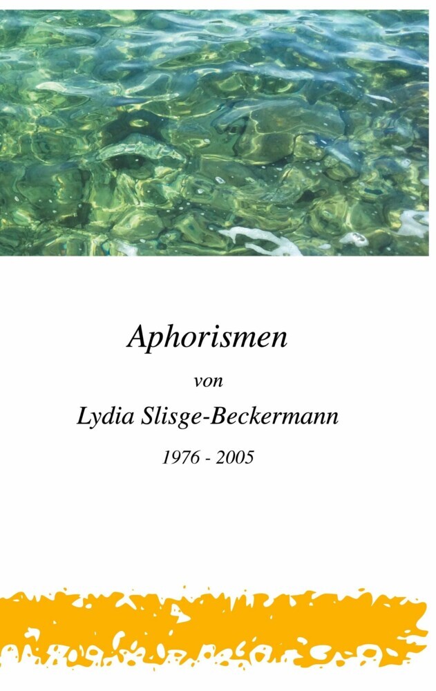 Aphorismen von Lydia Slisge-Beckermann main product photo