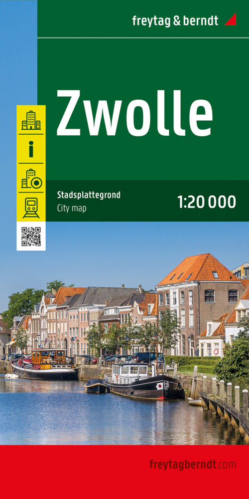 Zwolle, Stadtplan 1:20.000, freytag & berndt main product photo