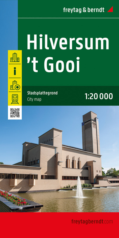 Hilversum / 't Gooi, Stadtplan 1:20.000, freytag & berndt main product photo