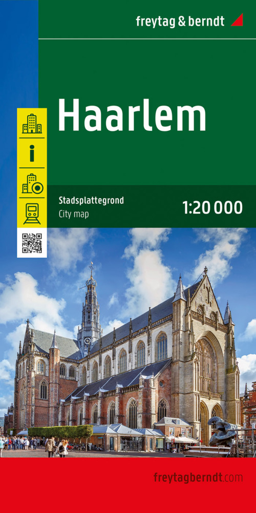Haarlem, Stadtplan 1:20.000, freytag & berndt main product photo