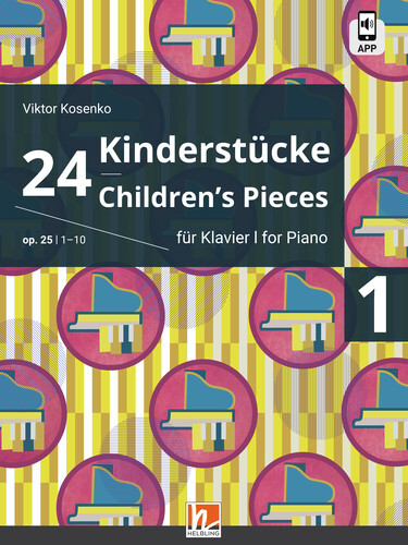 24 Kinderstücke für Klavier, Heft 1, op. 25 / Nr. 1-10 main product photo