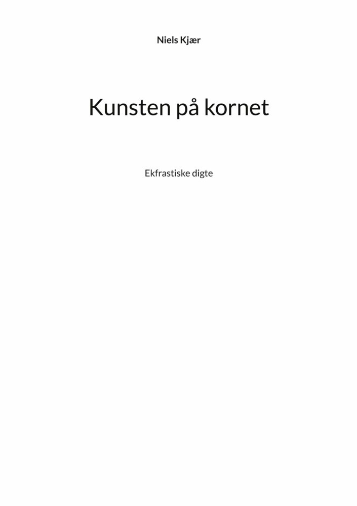Kunsten på kornet main product photo