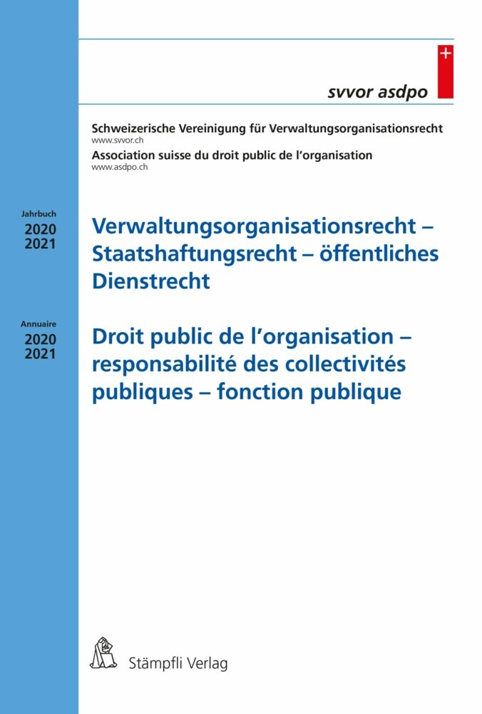 Verwaltungsorganisationsrecht - Staatshaftungsrecht - öffentliches Dienstrecht / Droit public de l'organisation - responsabilité des collectivités publiques - fonction publique main product photo
