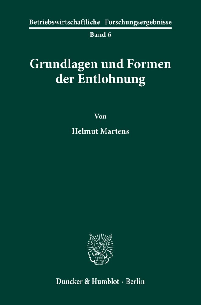 Grundlagen und Formen der Entlohnung. main product photo