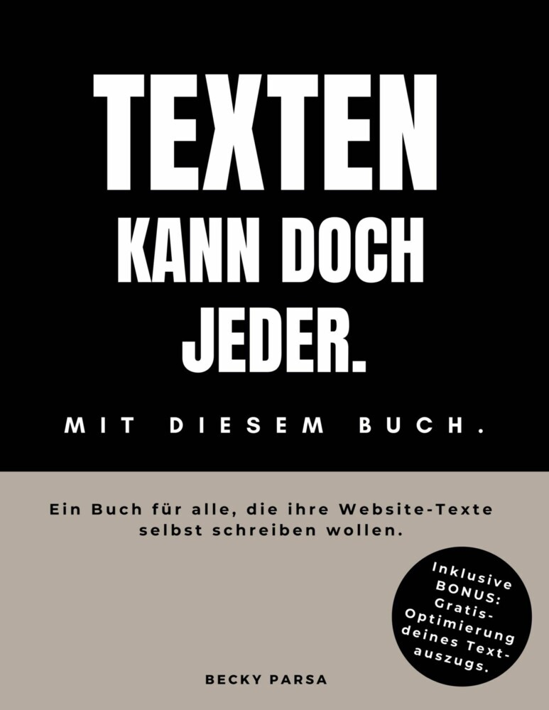 Texten kann doch jeder main product photo