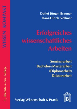 Erfolgreiches wissenschaftliches Arbeiten.