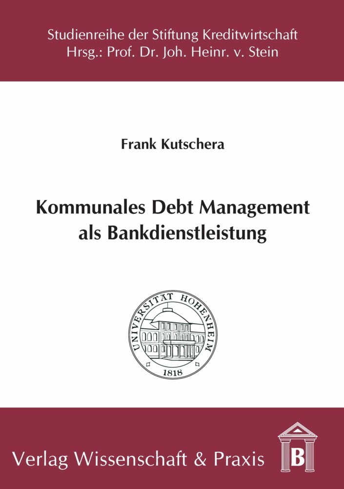 Kommunales Debt Management als Bankdienstleistung. main product photo