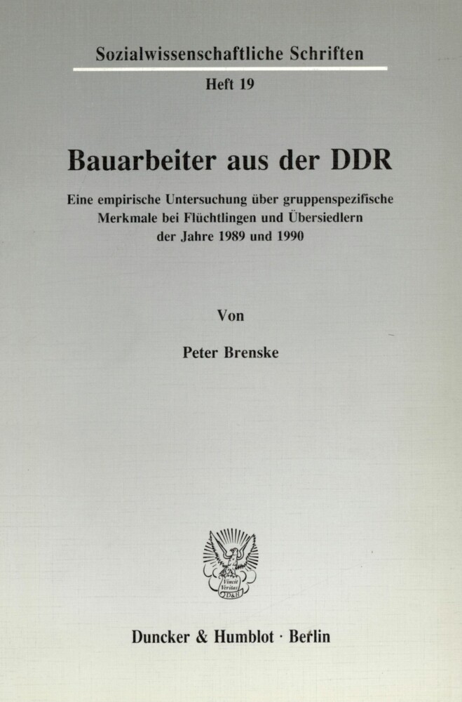 Bauarbeiter aus der DDR. main product photo