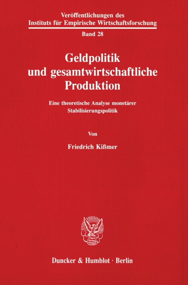 Geldpolitik und gesamtwirtschaftliche Produktion. main product photo