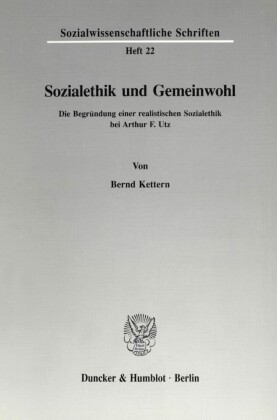 Sozialethik und Gemeinwohl.