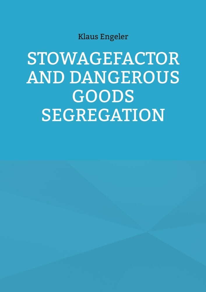 Stowagefactor and Dangerous Goods Segregation main product photo