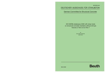 ACI-DAfStb databases 2020 with shear tests on structural concrete members without stirrups - Volume 2: Part 2.6 to Part 7