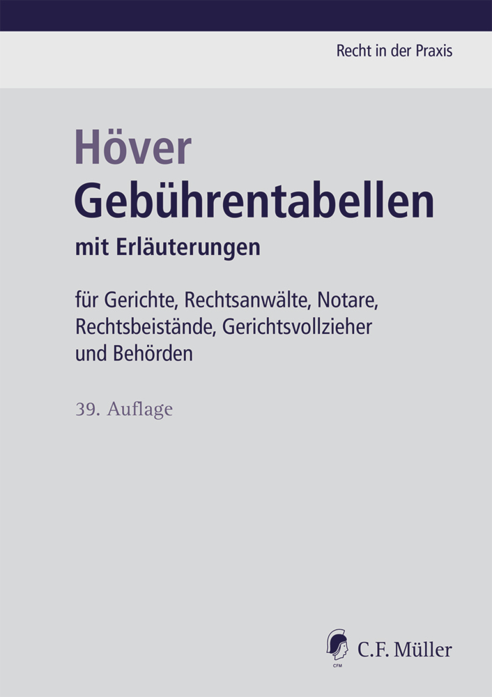 Gebührentabellen main product photo