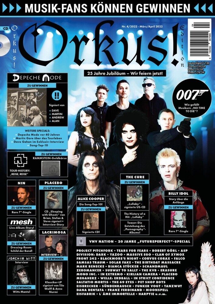 Orkus-Edition mit DEPECHE-MODE-Specials & Jubiläums-Gewinnspiele main product photo
