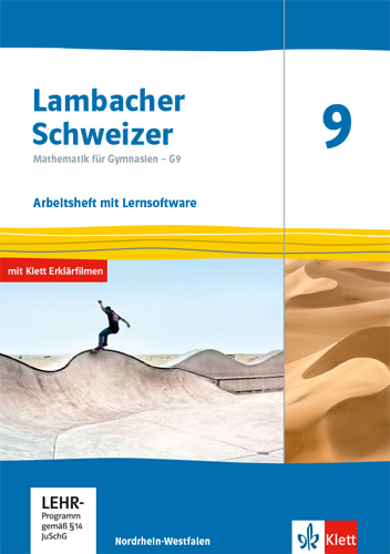 Lambacher Schweizer Mathematik 9 - G9. Ausgabe Nordrhein-Westfalen, m. 1 Beilage main product photo