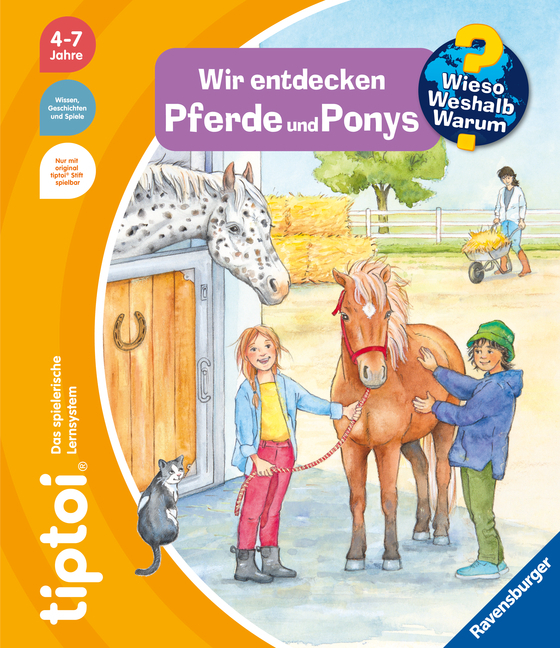 tiptoi® Wieso? Weshalb? Warum? - Wir entdecken Pferde und Ponys main product photo
