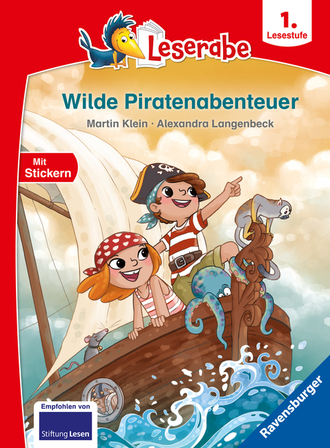 Leserabe 1. Lesestufe - Wilde Piratenabenteuer main product photo