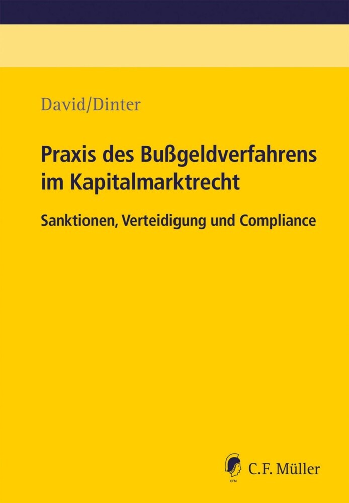 Praxis des Bußgeldverfahrens im Kapitalmarktrecht main product photo