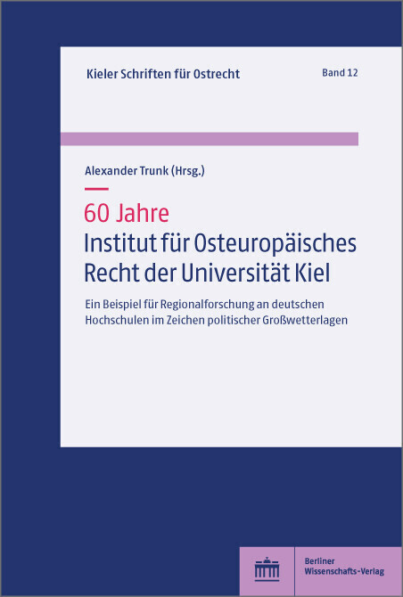60 Jahre Institut für Osteuropäisches Recht der Universität Kiel main product photo
