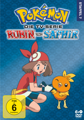 Pokémon - Die TV-Serie: Rubin und Saphir. Staffel.7, 6 DVDs
