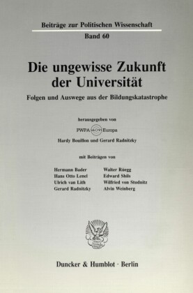 Die ungewisse Zukunft der Universität.