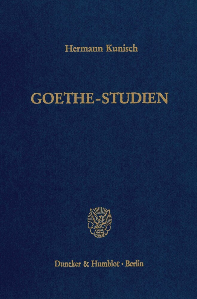 Goethe-Studien. main product photo