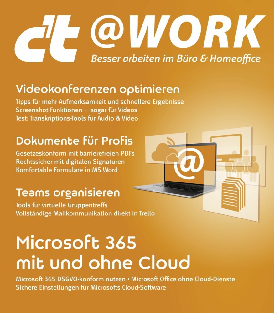 c't @work main product photo