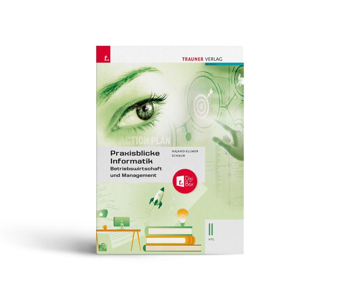 Praxisblicke Informatik - Betriebswirtschaft und Management II HTL + TRAUNER-DigiBox main product photo