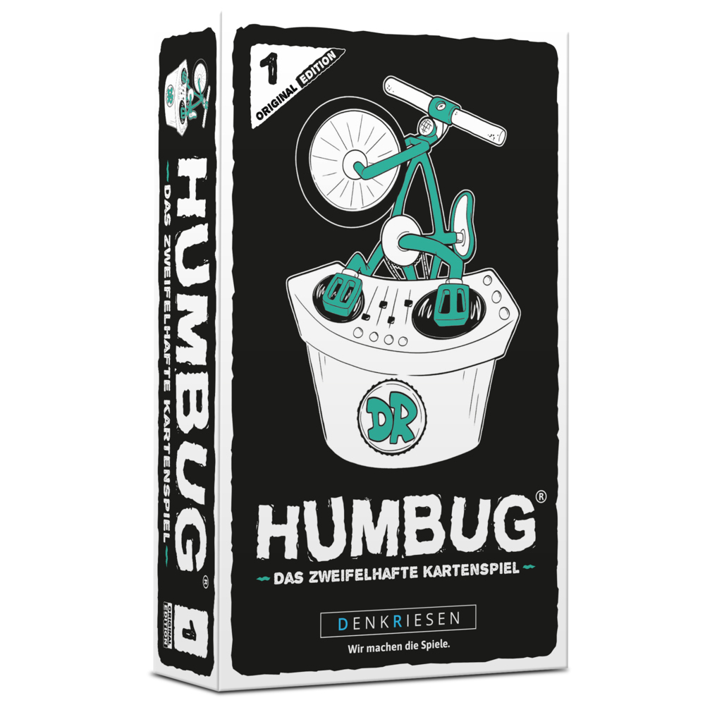 DENKRIESEN - HUMBUG® Original Edition Nr. 1 - Das zweifelhafte Kartenspiel main product photo