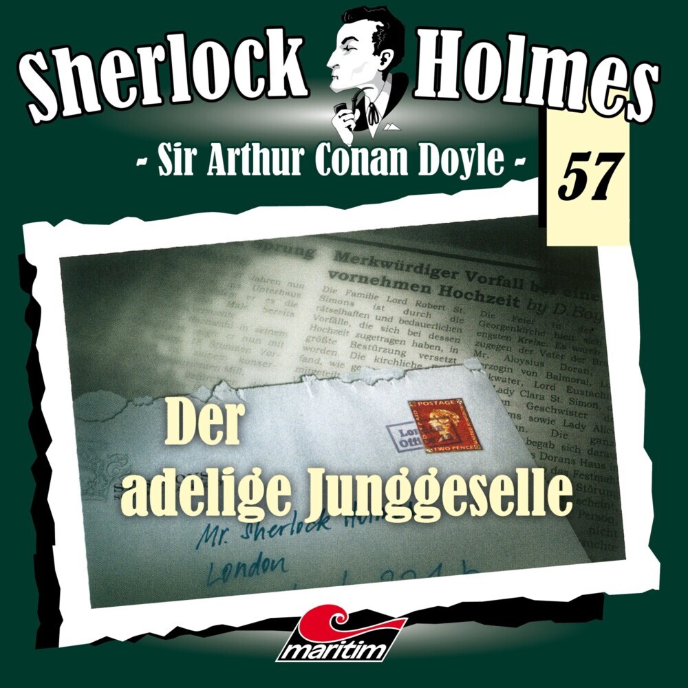 Sherlock Holmes - Der adelige Junggeselle, 1 Audio-CD main product photo
