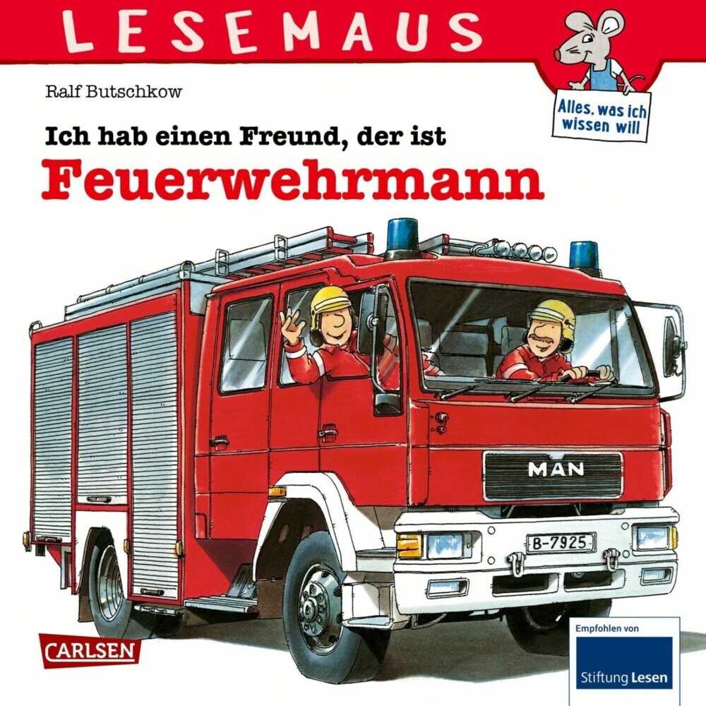 LESEMAUS 93: Ich hab einen Freund, der ist Feuerwehrmann main product photo