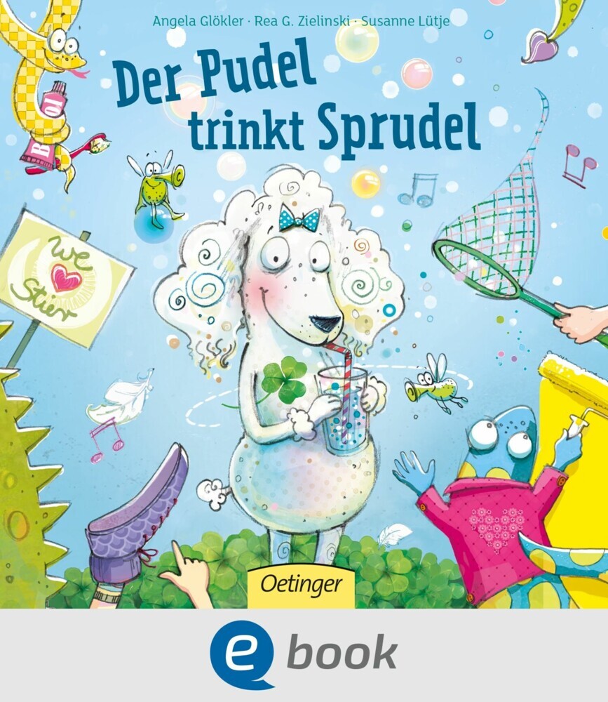 Der Pudel trinkt Sprudel main product photo