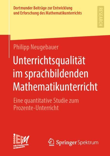 Unterrichtsqualität im sprachbildenden Mathematikunterricht main product photo