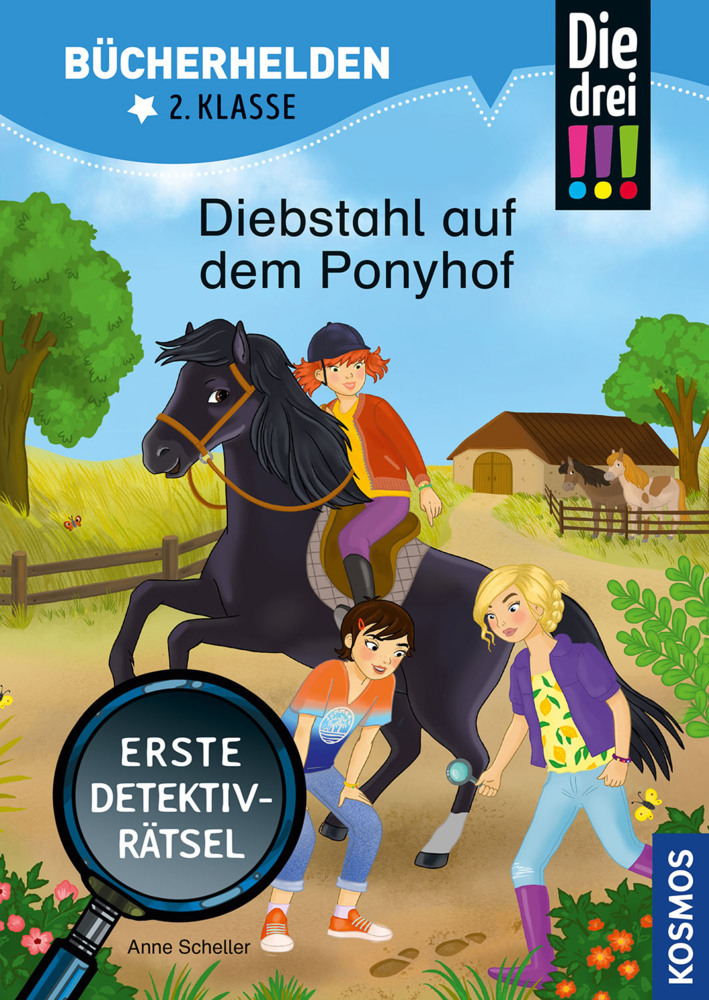 Die drei !!!, Bücherhelden 2. Klasse, Diebstahl auf dem Ponyhof main product photo