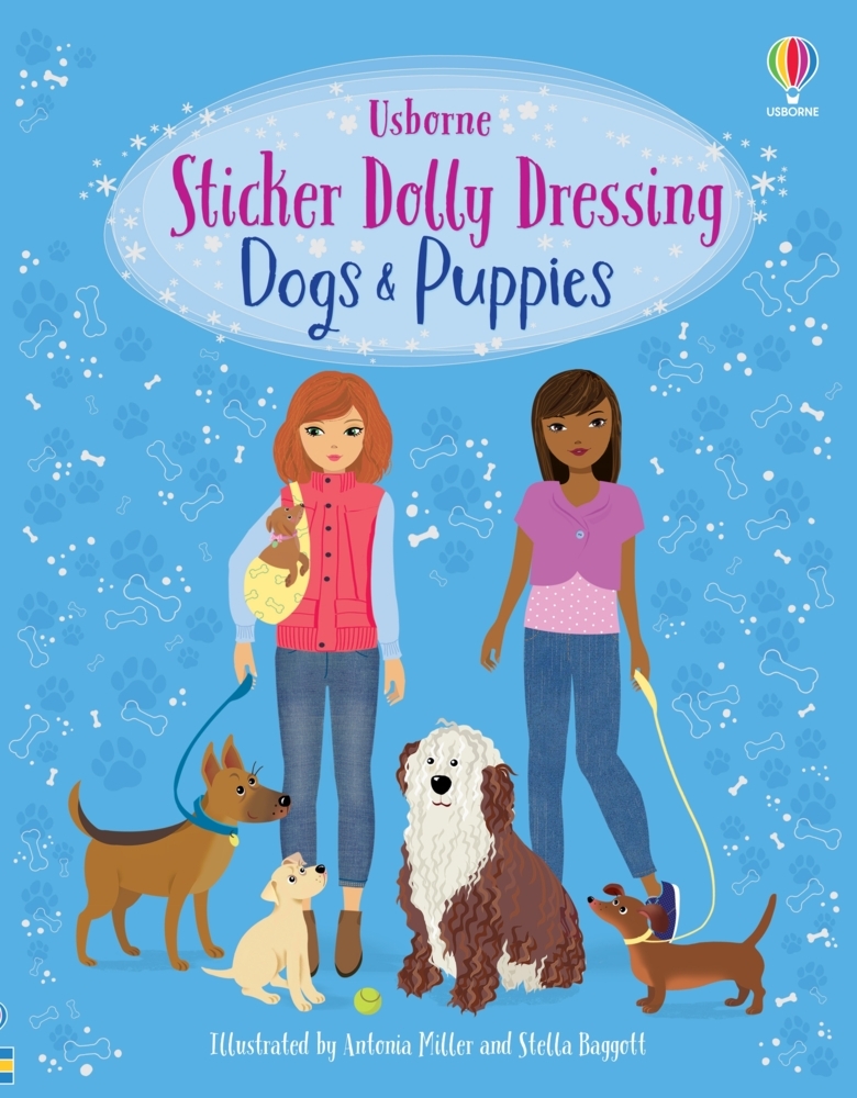 Sticker Dolly Dressing Dogs and Puppies main product photo