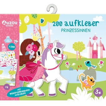 200 Aufkleber - Prinzessinnen