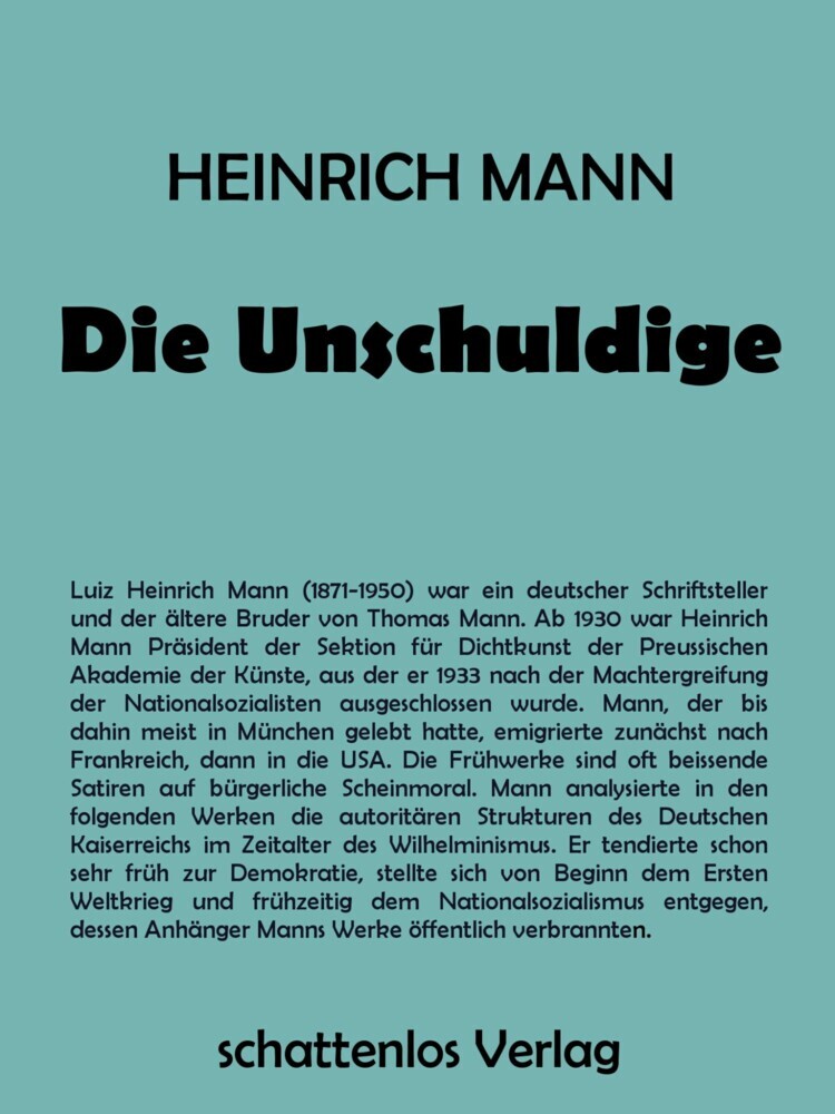 Die Unschuldige main product photo