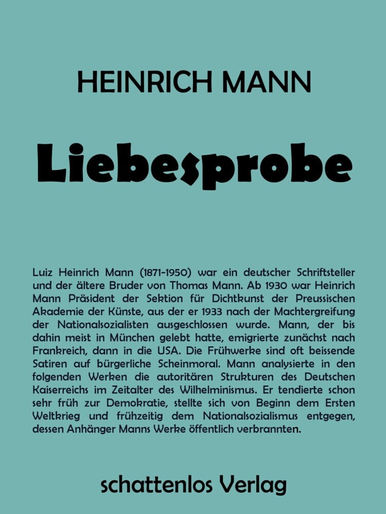 Liebesprobe main product photo