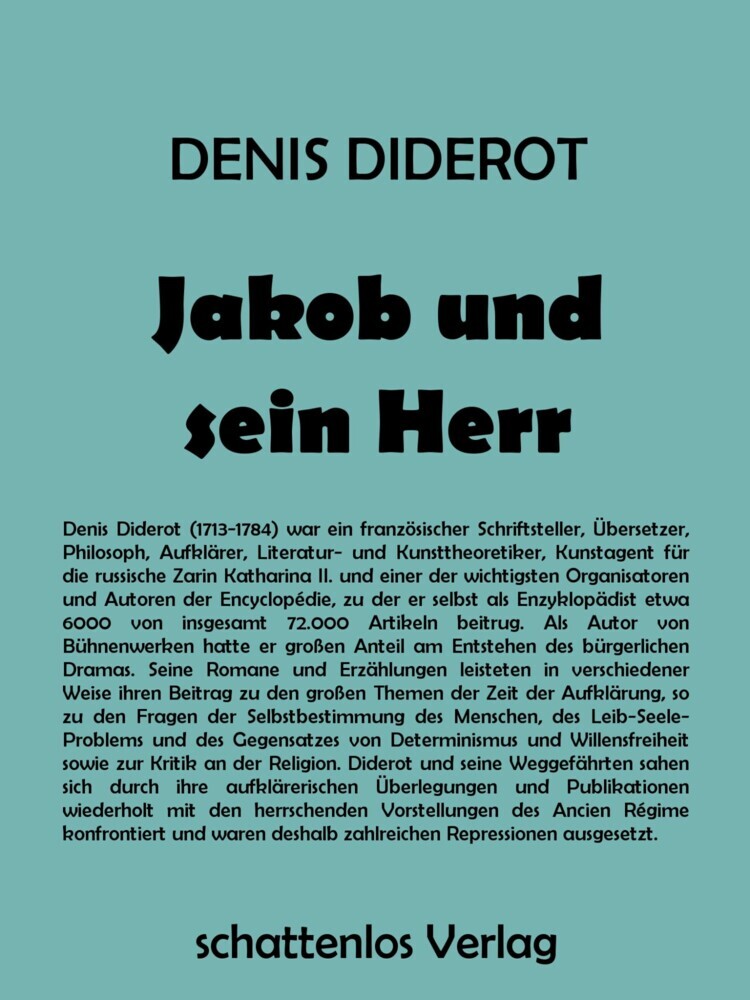 Jakob und sein Herr main product photo