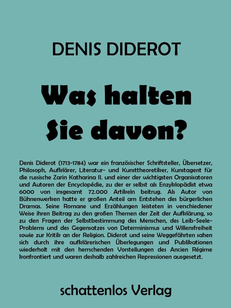 Was halten Sie davon? main product photo