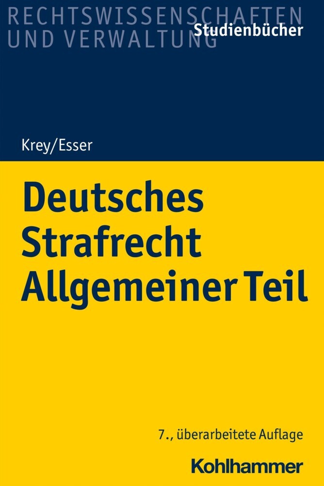 Deutsches Strafrecht Allgemeiner Teil main product photo