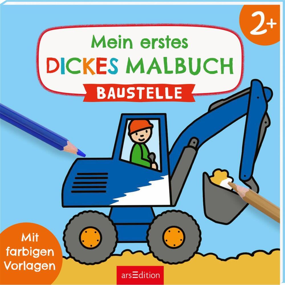 Mein erstes dickes Malbuch ab 2 - Baustelle main product photo