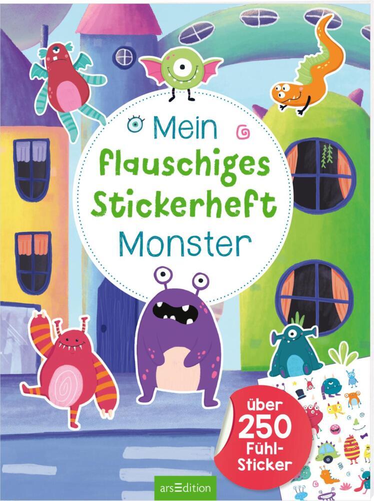 Mein flauschiges Stickerheft - Monster main product photo